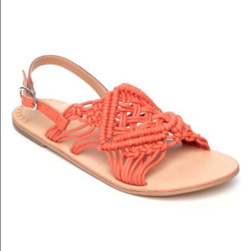Anthropologie Latigo Ophelia Macrame Sandals